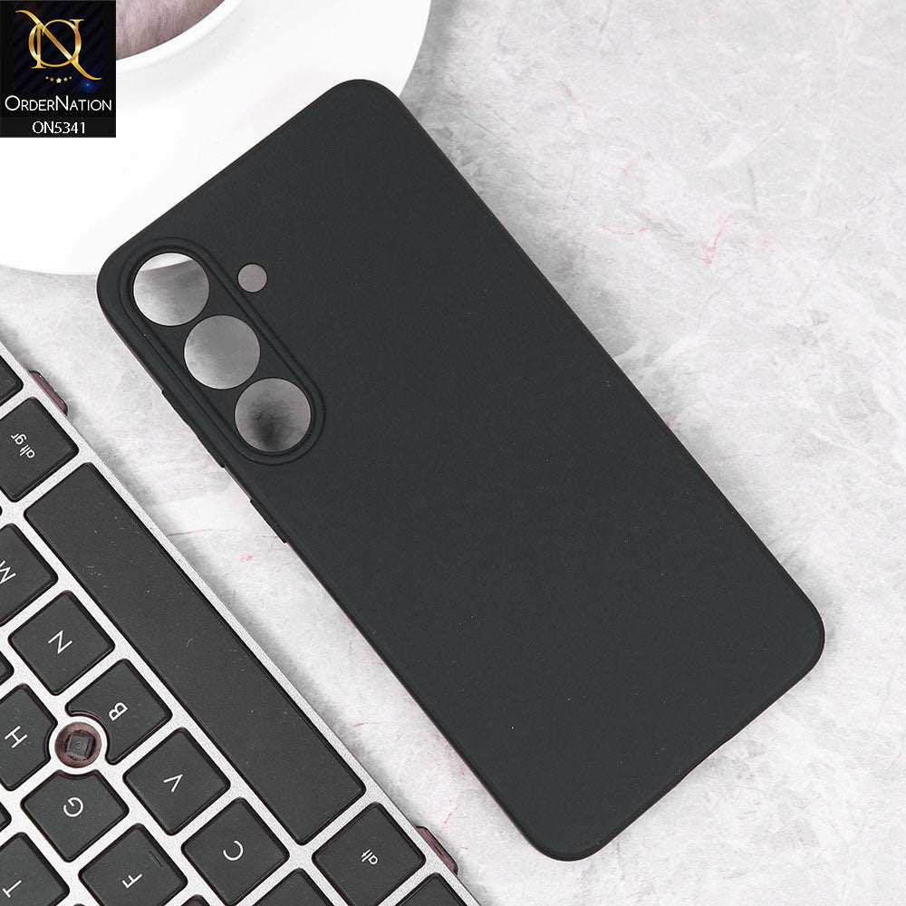 Samsung Galaxy S25 Plus Cover - Black - Youksh Soft Silicon Case