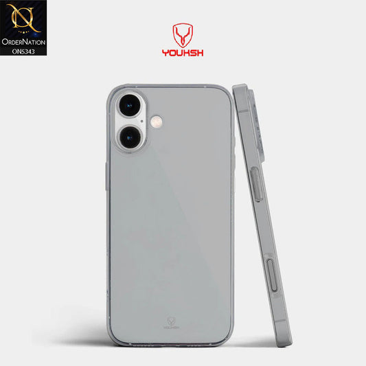 iPhone 17 Cover - Black - Youksh Clear Soft TPU Case