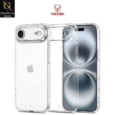 iPhone 17 Air Cover - Transparent - Youksh Clear Soft TPU Case