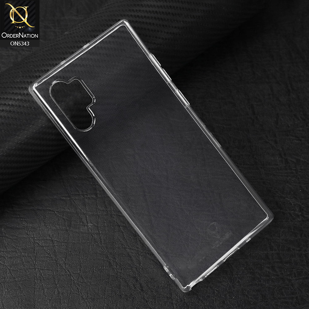 Samsung Galaxy Note 10 Plus Cover - Transparent - Youksh Clear Soft TPU Case