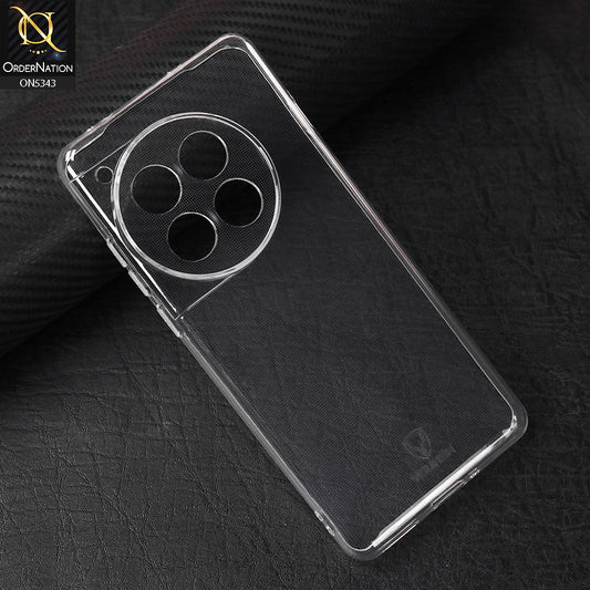 OnePlus 12 Cover - Transparent - Youksh Clear Soft TPU Case