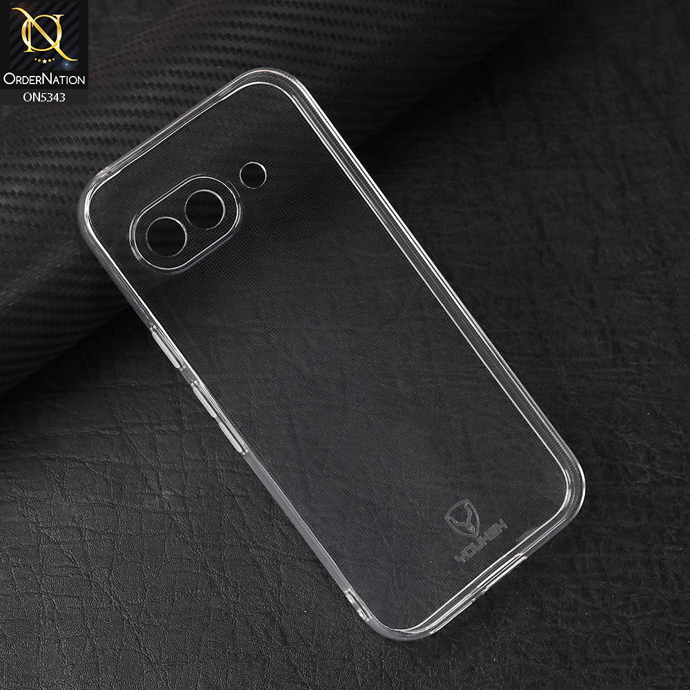 Google Pixel 9a Cover - Transparent - Youksh Clear Soft TPU Case