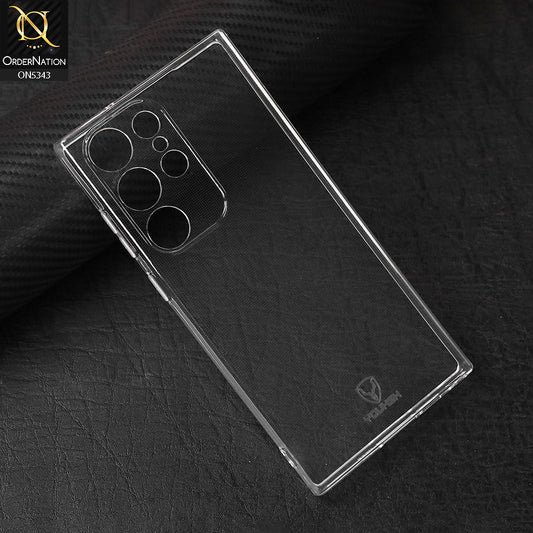 Samsung Galaxy S23 Ultra Cover - Transparent - Youksh Clear Soft TPU Case
