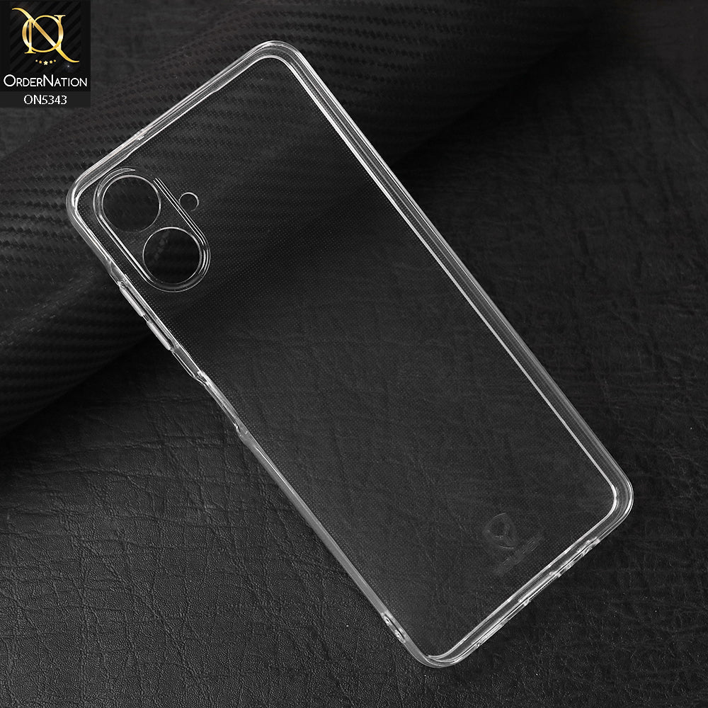 Samsung Galaxy A06 Cover - Transparent - Youksh Clear Soft TPU Case