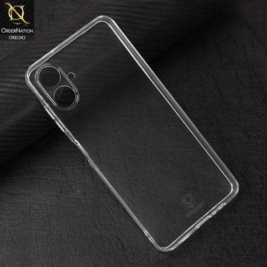 Samsung Galaxy A06 Cover - Transparent - Youksh Clear Soft TPU Case