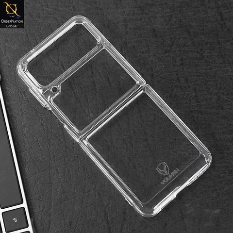 Samsung Galaxy Z Flip 4 5G Cover - Transparent - HD Clear Acrylic Soft Borders Protective Case