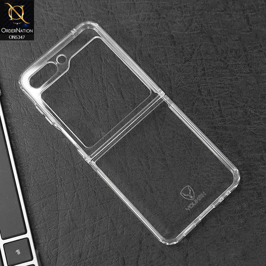 Samsung Galaxy Z Flip 5 5G Cover - Transparent - HD Clear Acrylic Soft Borders Protective Case