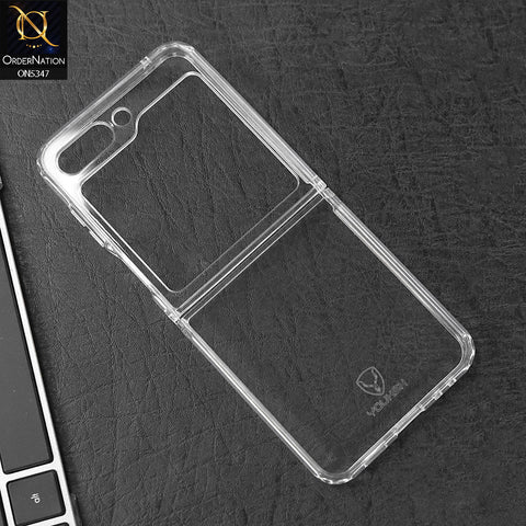 Samsung Galaxy Z Flip 5 5G Cover - Transparent - HD Clear Acrylic Soft Borders Protective Case