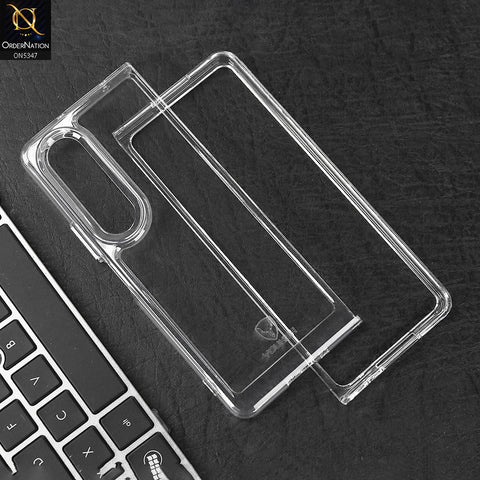 Samsung Galaxy Z Fold 4 5G Cover - Transparent - HD Clear Acrylic Soft Borders Protective Case