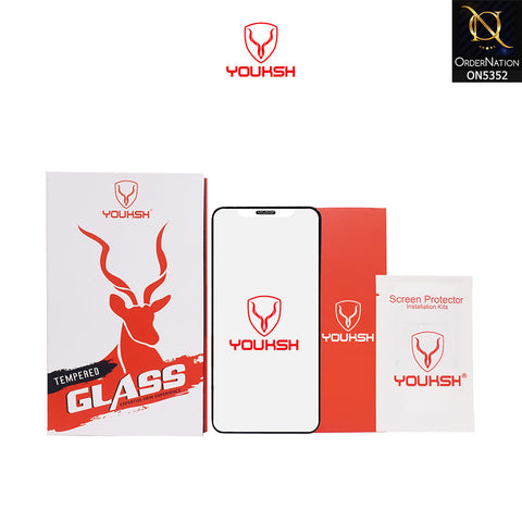 iPhone 13 Pro Max Cover - Transparent - Youksh Matte AntiStatic Glass Protector