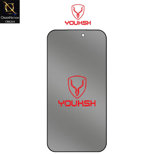 IPhone 17 Screen Protector - Black - Privacy Anti Static Anti Dust Clear Glass Protector