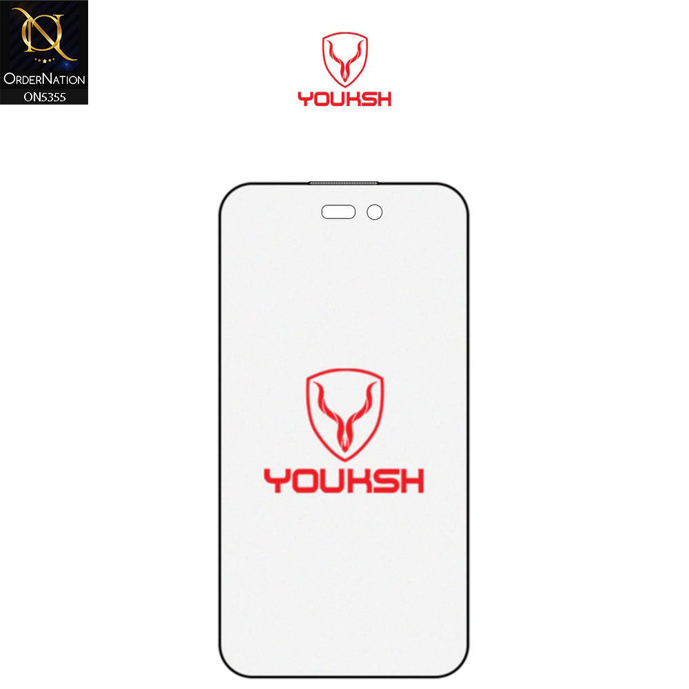 IPhone 17 Screen Protector - Transparent - Youksh Matte Anti Dust Glass Screen Protector
