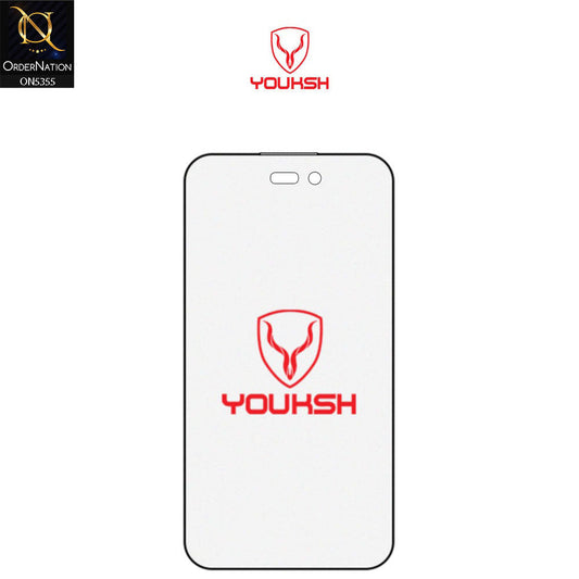 IPhone 17 Screen Protector - Transparent - Youksh Matte Anti Dust Glass Screen Protector