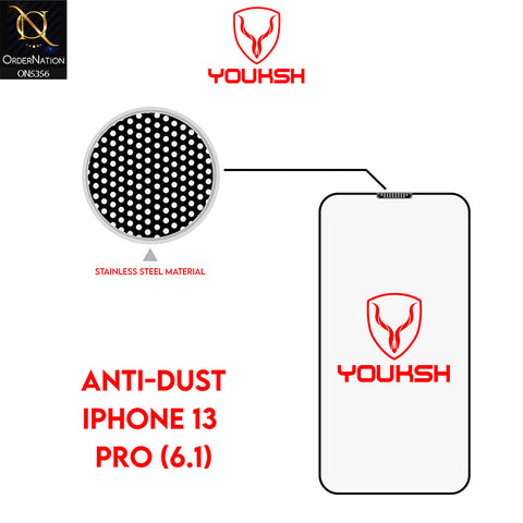 iPhone 12 Screen Protector - Transparent - Youksh Anti Dust Clear Glass Screen Protector