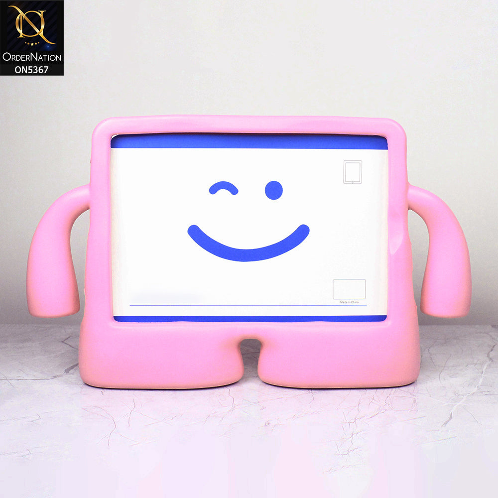 iPad 4 / 3 / 2 - 9.7-inch Cover - Pink - Protective for Children's TABLET Special Anti-Aid Rubber Case Stand