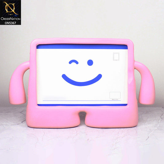 iPad 4 / 3 / 2 - 9.7-inch Cover - Pink - Protective for Children's TABLET Special Anti-Aid Rubber Case Stand