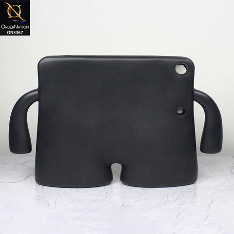 iPad 9.7 (2018) Cover - Black - Protective for Children's TABLET Special Anti-Aid Rubber Case Stand