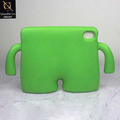 Samsung Galaxy Tab A9 Cover - Green - Protective for Children's TABLET Special Anti-Aid Rubber Case Stand