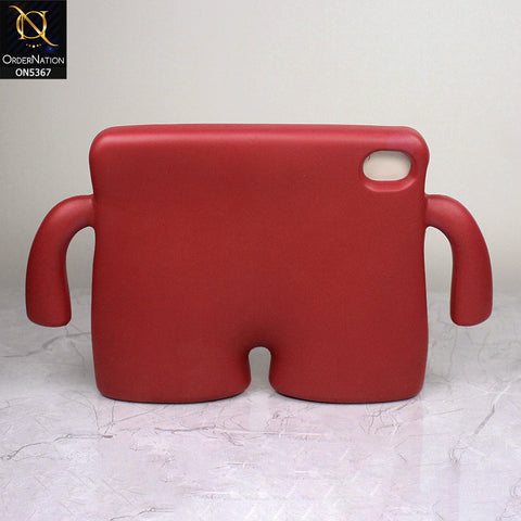 Samsung Galaxy Tab A7 10.4 / T500 /T505 (2020) Cover - Red - Protective for Children's TABLET Special Anti-Aid Rubber Case Stand