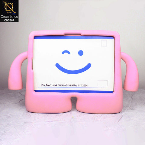 iPad Pro (3th gen) 11-inch (2021) Cover - Pink - Protective for Children's TABLET Special Anti-Aid Rubber Case Stand