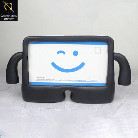 Honor WaterPlay 8.0 Cover - Black - Protective for Children's TABLET Special Anti-Aid Rubber Case Stand