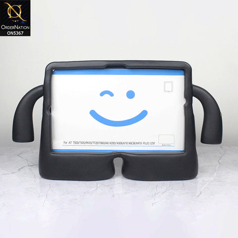Samsung Galaxy Tab A8 10.5 / SM-X200 / SM-X205 (2021) Cover - Black - Protective for Children's TABLET Special Anti-Aid Rubber Case Stand