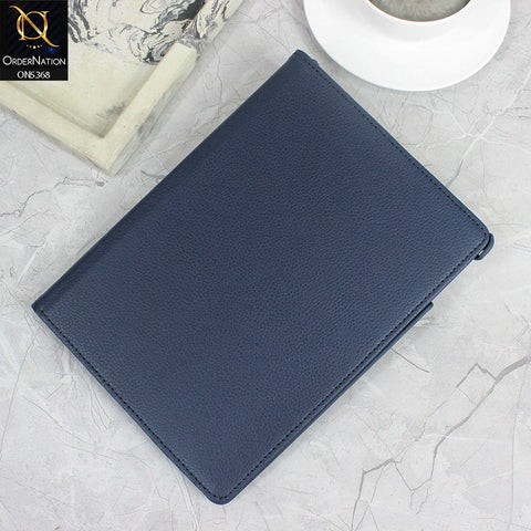 Samsung Galaxy Tab A8 10.5 / SM-X200 / SM-X205 (2021) Cover - Blue - 360 Rotating Pu Leather Flip Smart Protective Cover Casing