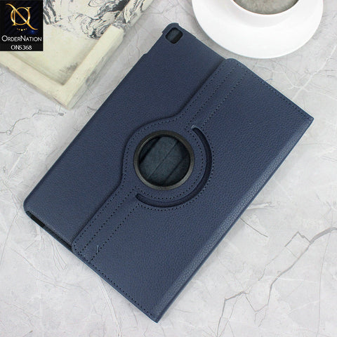 iPad Pro (2nd gen) 10.5-inch (2017) Cover - Blue - 360 Rotating Pu Leather Flip Smart Protective Cover Casing
