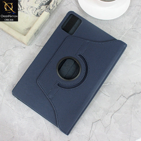 Xiaomi Redmi Pad Cover - Blue - 360 Rotating Pu Leather Flip Smart Protective Cover Casing