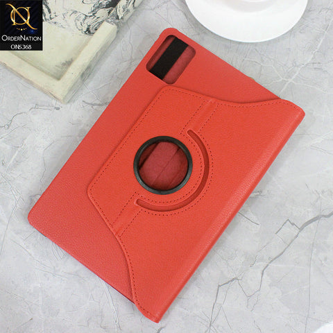 Xiaomi Redmi Pad Cover - Red - 360 Rotating Pu Leather Flip Smart Protective Cover Casing