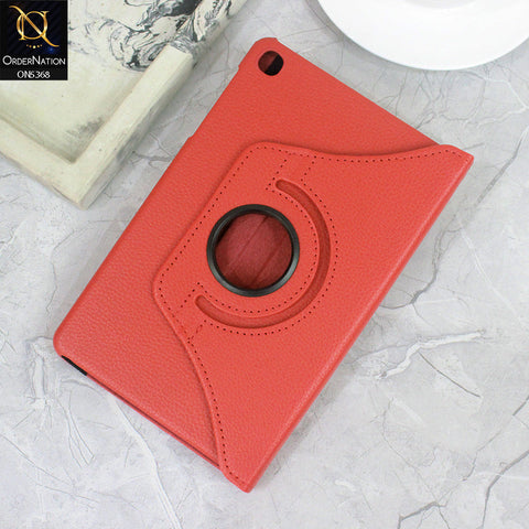 Samsung Galaxy Tab A 8.4 / T307 (2020) Cover - Red - 360 Rotating Pu Leather Flip Smart Protective Cover Casing