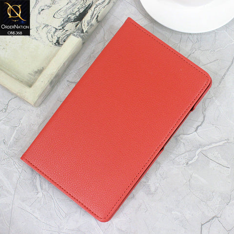 Lenovo Tab 4 8 Cover - Red - 360 Rotating Pu Leather Flip Smart Protective Cover Casing