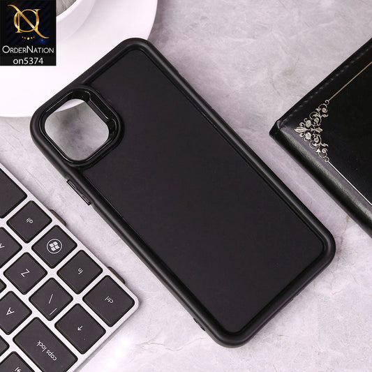 Oppo A16K Cover - Black - Four Sided Airbag Bumper Shockproof Soft Case