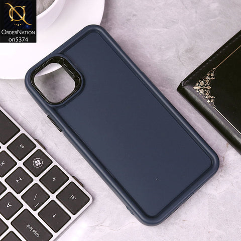 Oppo A16K Cover - Blue - Four Sided Airbag Bumper Shockproof Soft Case