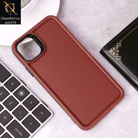 Oppo A16e Cover - Red - Four Sided Airbag Bumper Shockproof Soft Case