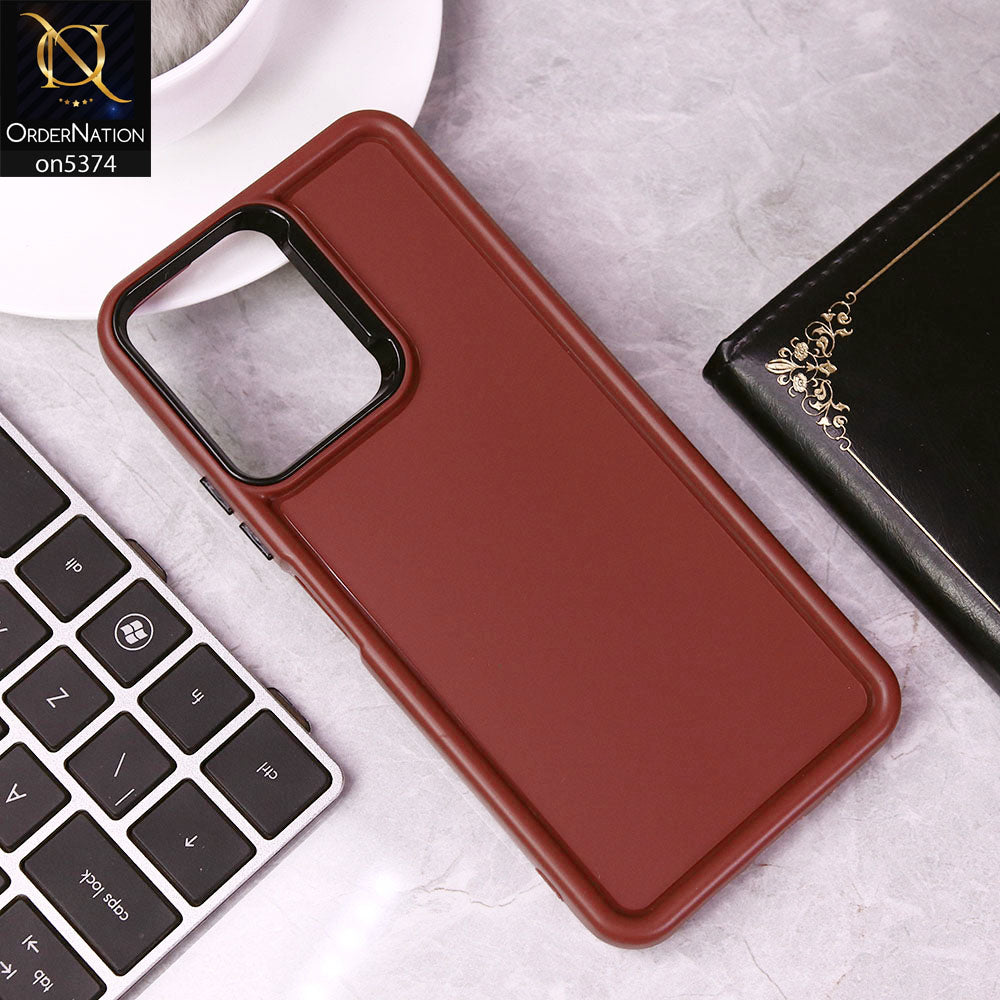 Oppo A3x 5G Cover - Red - Four Sided Airbag Bumper Shockproof Soft Case