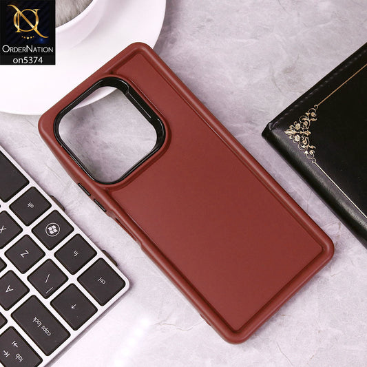 Tecno Camon 20 Pro  Cover - Red - Four Sided Airbag Bumper Shockproof Soft Case
