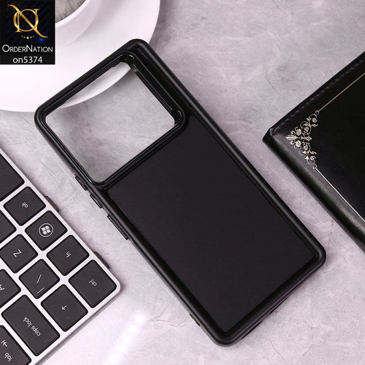 Tecno Camon 30 Cover - Black - Four Sided Airbag Bumper Shockproof Soft Case
