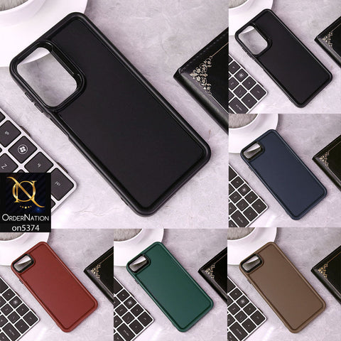 Samsung Galaxy A32 Cover - Blue - Four Sided Airbag Bumper Shockproof Soft Case