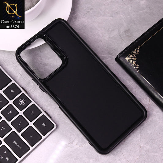 Infinix Hot 30 Cover - Black - Four Sided Airbag Bumper Shockproof Soft Case