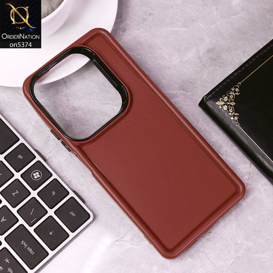 Infinix Hot 40 Pro Cover - Red - Four Sided Airbag Bumper Shockproof Soft Case