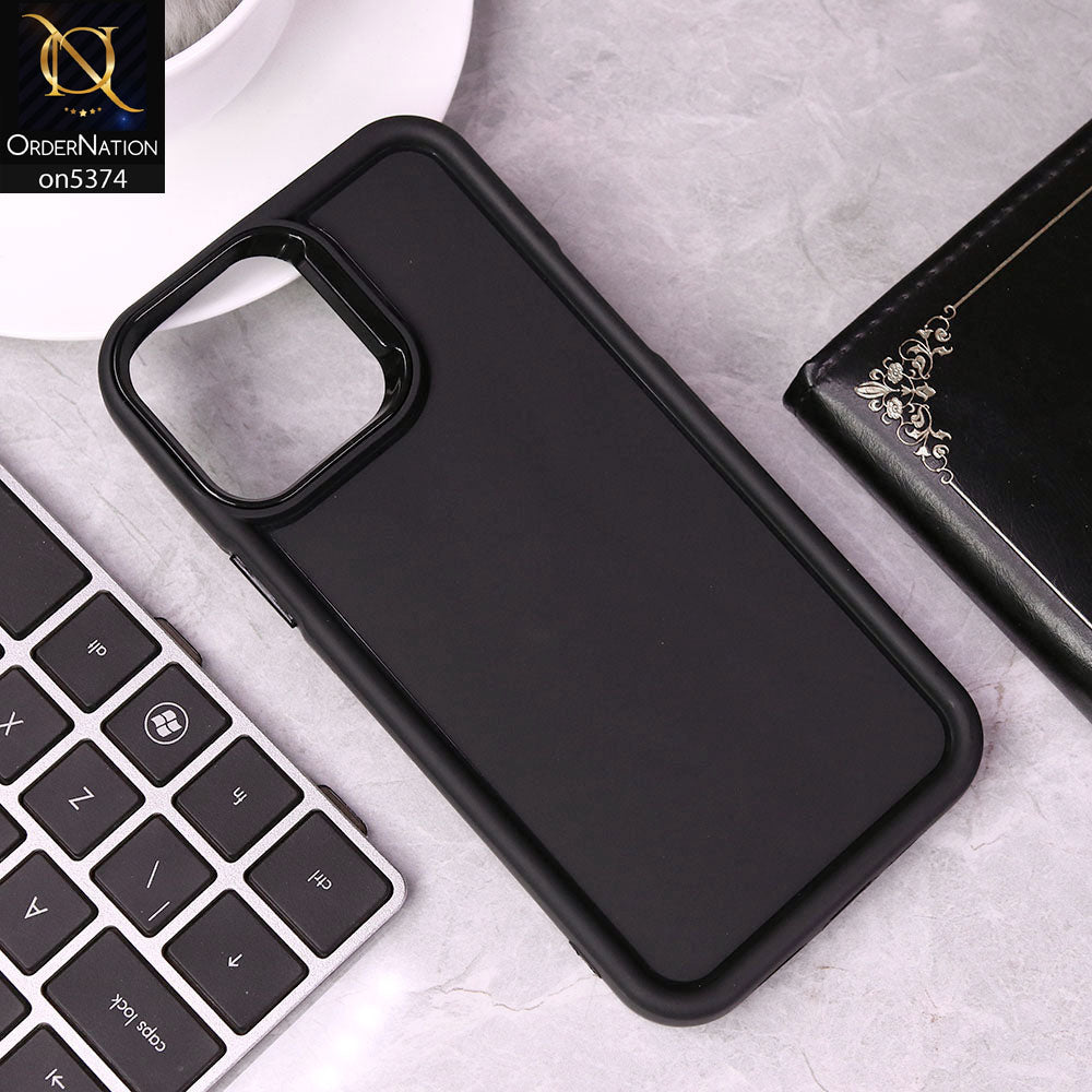 iPhone 12 Pro Max Cover - Black - Four Sided Airbag Bumper Shockproof Soft Case