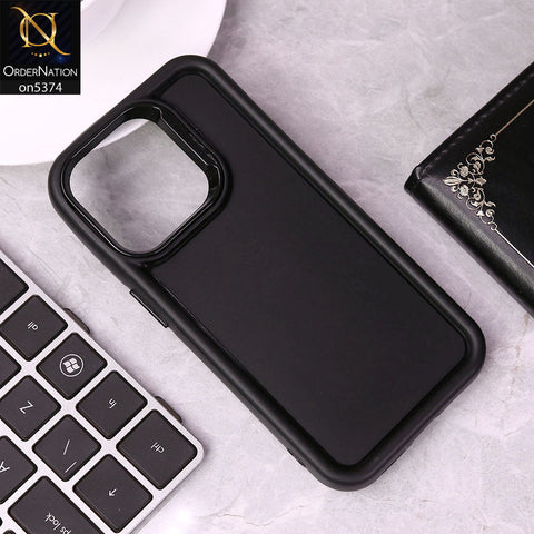 iPhone 13 Pro Cover - Black - Four Sided Airbag Bumper Shockproof Soft Case