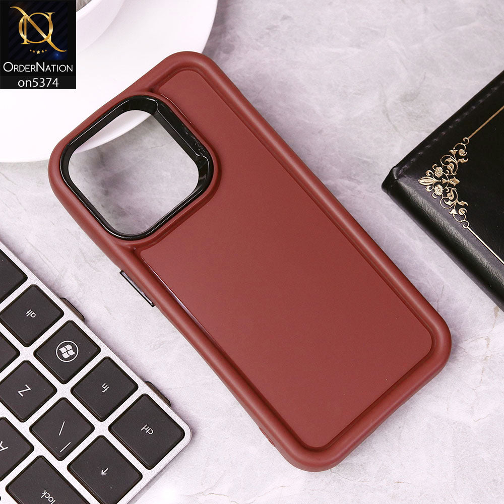 iPhone 13 Pro Cover - Red - Four Sided Airbag Bumper Shockproof Soft Case