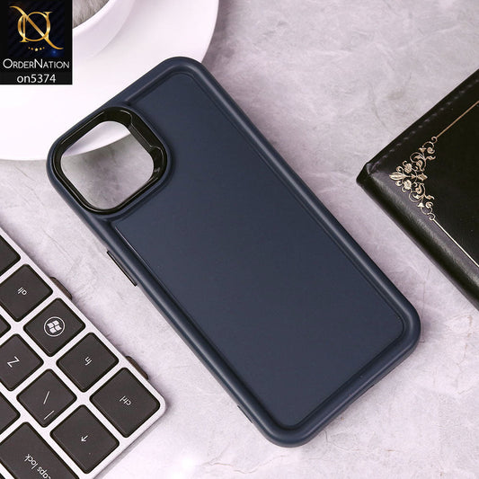 iPhone 12 Cover - Blue - Four Sided Airbag Bumper Shockproof Soft Case