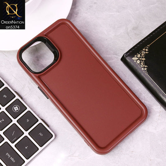 iPhone 12 Cover - Red - Four Sided Airbag Bumper Shockproof Soft Case