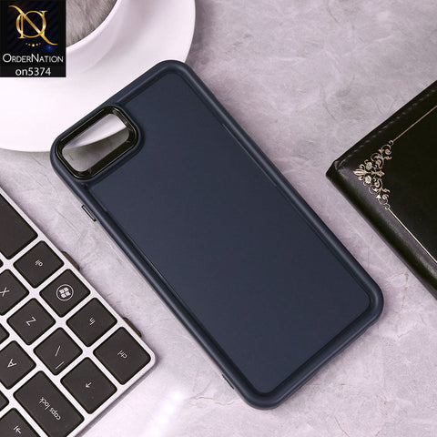 iPhone 8 Plus / 7 Plus Cover - Blue - Four Sided Airbag Bumper Shockproof Soft Case