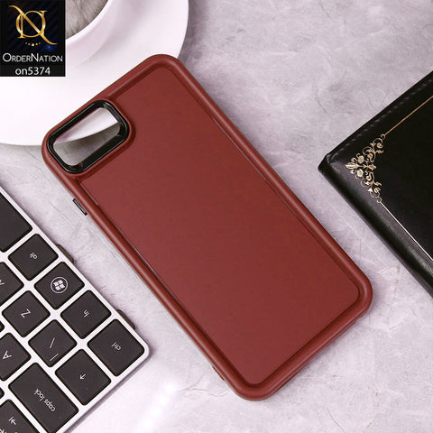 iPhone 8 Plus / 7 Plus Cover - Red - Four Sided Airbag Bumper Shockproof Soft Case