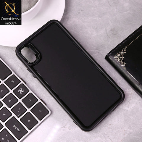 iPhone XS / X Cover - Black - Four Sided Airbag Bumper Shockproof Soft Case