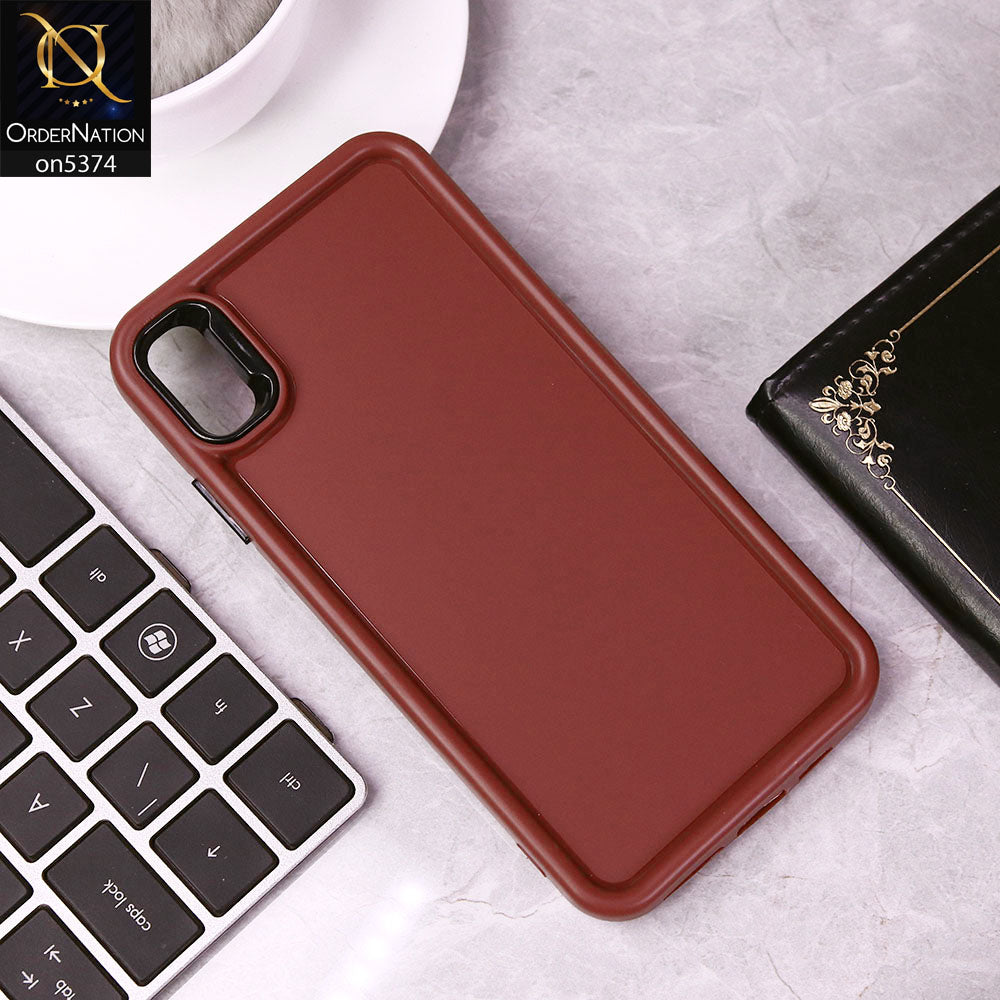 iPhone XS Max Cover - Red - Four Sided Airbag Bumper Shockproof Soft Case